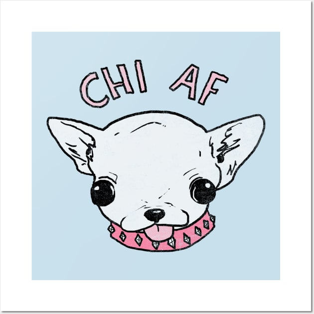 Chi AF Wall Art by Hillary White Rabbit